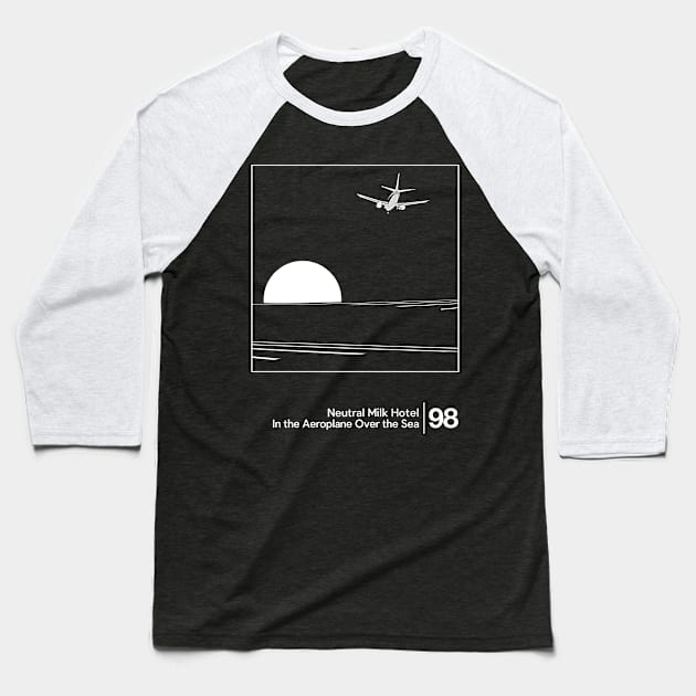 Neutral Milk Hotel / Minimal Style Graphic Artwork Baseball T-Shirt by saudade